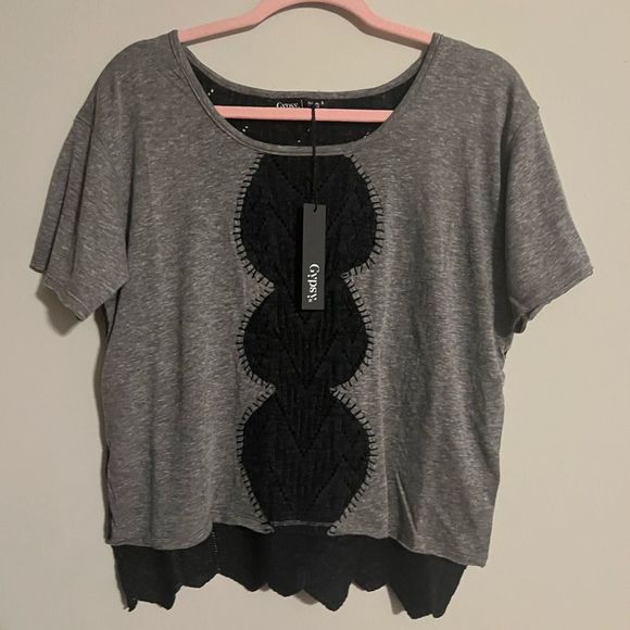 NWT Gypsy 05 Pointelle Sweater Sz Small - Picture 9 of 10